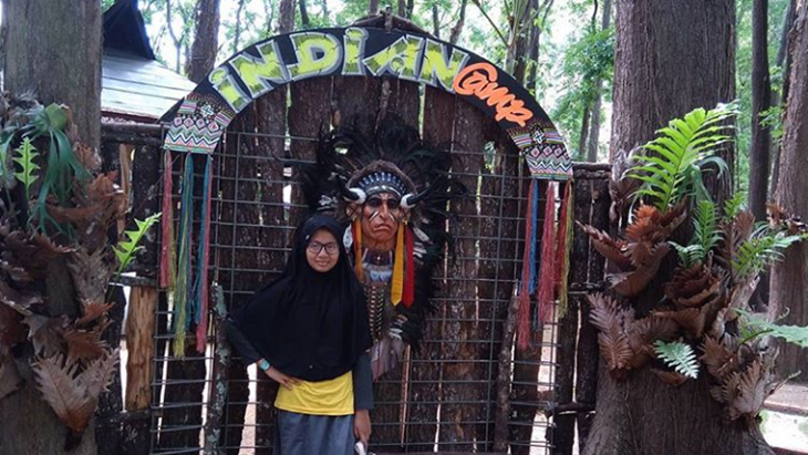 Indian Camp Jember, Spot Baru untuk Swafoto Ala Suku Indian